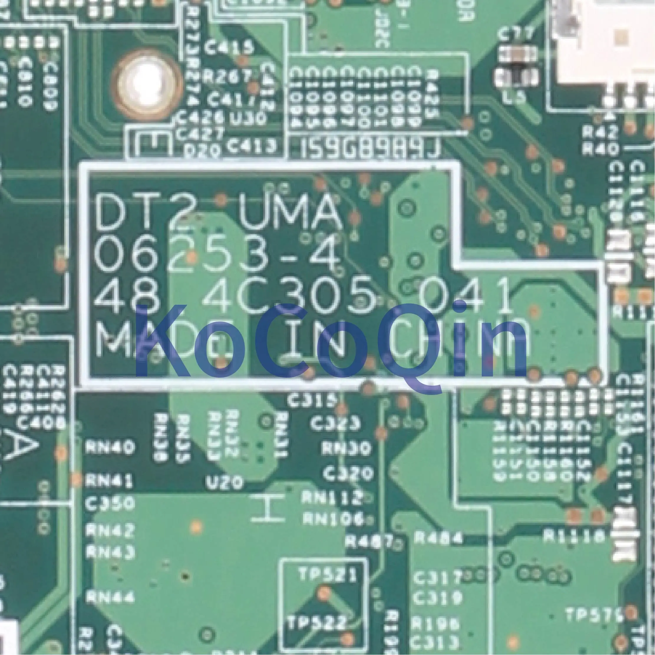 KoCoQin para DELL XPS 1330 1318 M1330 M1318 placa base para ordenador portátil 06253-4 48.4C305.041 CN-0U942D 0U942D GM965 placa base para portátil - imagen 5