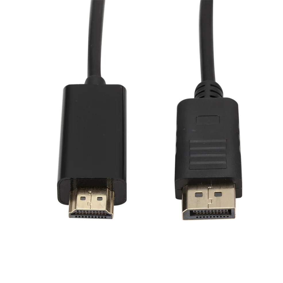 Cable compatible con DisplayPort a HDMI 1,8 M 1080P puerto de pantalla Cable compatible con DP a HDMI para conectar ordenador portátil a proyectores - imagen 4