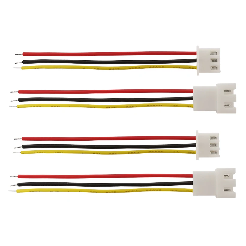 Conector JST Micro XH2.54 3 pines 4 pines conector de Cable paso 2,54mm 26AWG 20CM 3/4P adaptador de Cable de enchufe macho hembra - imagen 3