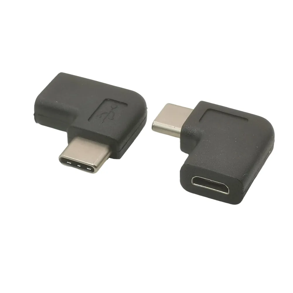 Adaptador MICRO USB a tipo C, adaptador de ángulo recto de 90 grados, USB C a MICRO USB A-048, 1 unidad