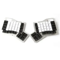 Juego de Teclas Ergodox PBT DSA Grabado Láser Teclado Ergonómico