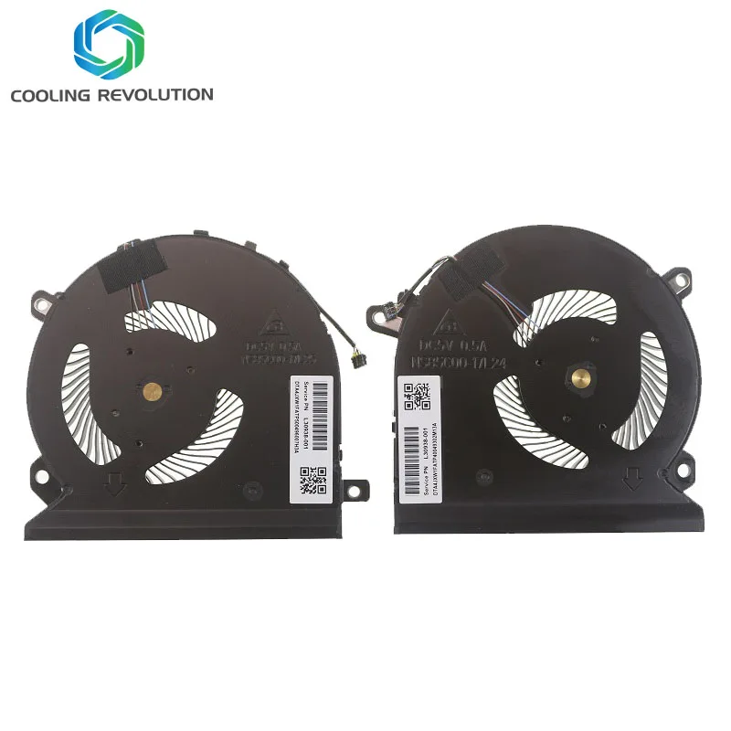 Ventilador de refrigeración de GPU para ordenador portátil, NS85C00-17L24 de NS85C00-17L25 para HP EliteBook 1050 G1 HSN-Q11C, L30938-001