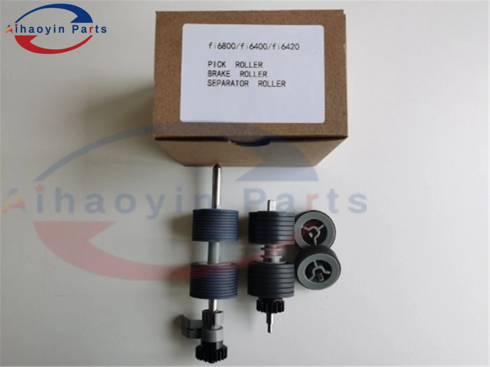 5SET X PA03575-K011 PA03575-K012 PA03575-K013 a rodillo de freno de rodillo de Kit para Fujitsu fi-6400 fi-6420 fi-6800 - imagen 2