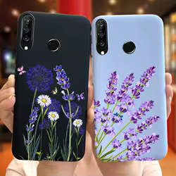 Huawei P30 Lite Funda Silicona Flores - Diseño Bonito Suave