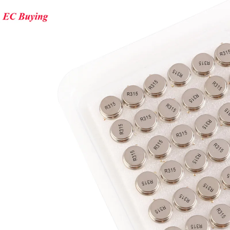 5 uds/1 ud. Oscilador de cristal resonador 315 433MHz R315A R433A cuarzo a través de agujeros superficie onda acústica KIt redondo 3 pines - imagen 5