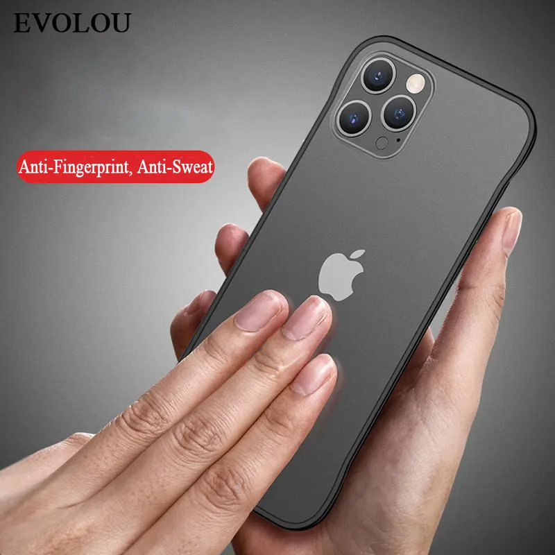 Funda de teléfono translúcida sin marco para iphone, carcasa trasera mate dura ultrafina para iphone 14, 13 Pro Max, 12Pro, 11 Pro, XR, Xs Max, SE - imagen 5