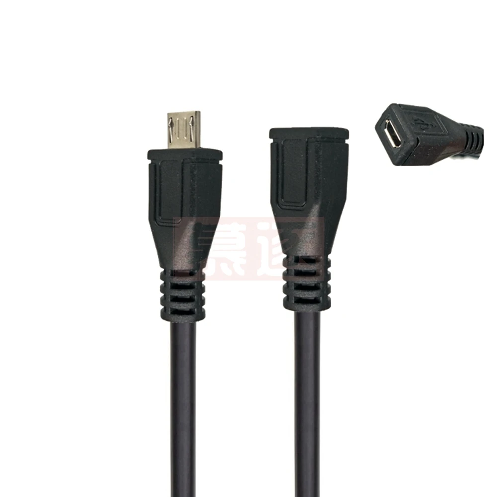 Alta calidad M/F para Micro USB 2,0 tipo B Cable macho a hembra cable extensor cable de carga buena venta - imagen 3