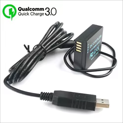 DMW-BLG10 de batería ficticia para DMW-DCC11, acoplador de cc para Panasonic DC-ZS70, ZS80, ZS200, ZS220, TZ90, TZ91, TZ92, TZ93, LX100 II, TZ95, TZ96, TZ97