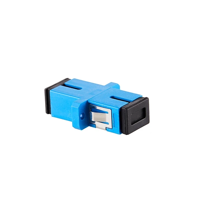 Adaptador de fibra óptica SC 50 Uds acoplador ftth monomodo simplex azul SC upc conector de fibra óptica envío gratis IL 0.2dB - imagen 3