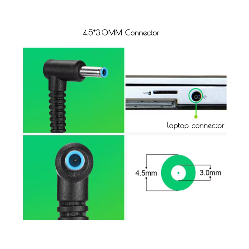 HP Envy 17-j010us Adaptador de Cargador 65W 19.5V 4.5x3.0mm Compatible - imagen 3