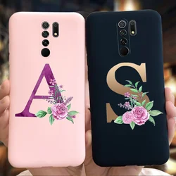 Xiaomi Redmi 9 Funda Silicona Floral Antigolpes