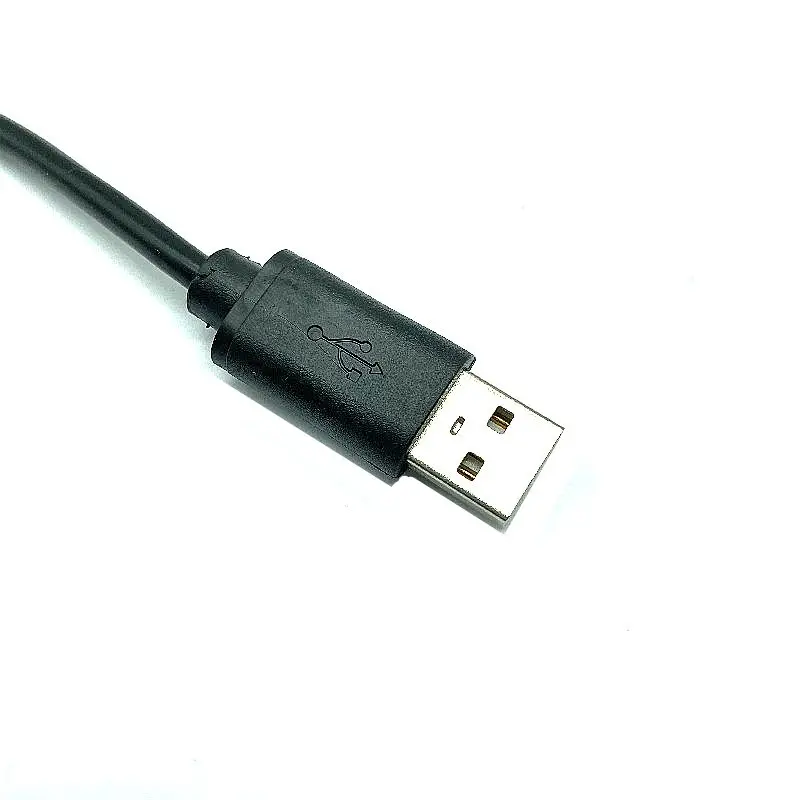 Negro 70 cm 0,7 m 2 pies USB2.0 USB 2,0 tres A tipo 3A macho HDD Cable de alimentación de datos Y para disco duro móvil HDD - imagen 4