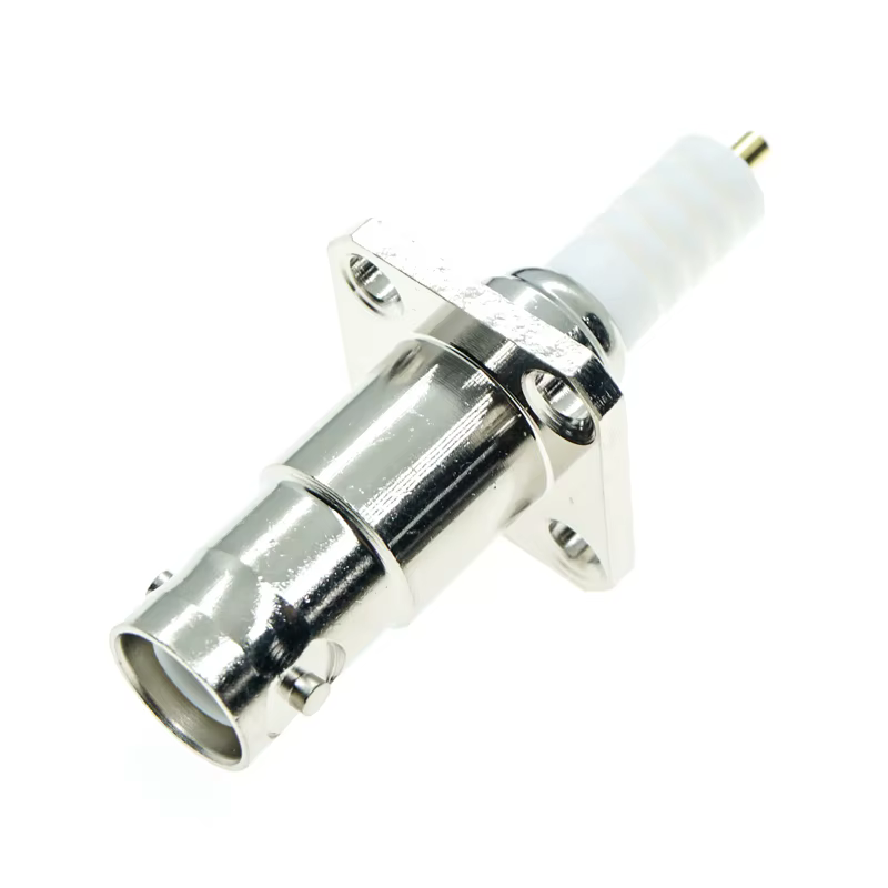 Conector SHV 5000V RP-BNC hembra brida - imagen 4