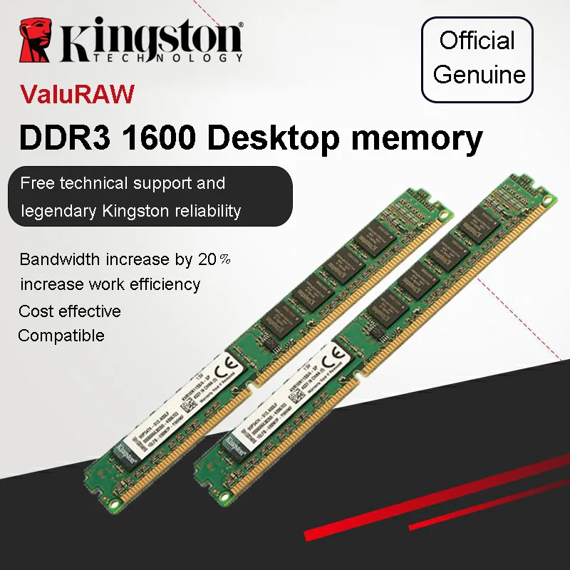 Kingston Memoria de escritorio 2GB 2G 800MHz PC2-6400 DDR2 PC RAM 800 667 6400 2GB 4GB 8GB PC3 DDR3 1G 2G 4G 8G 1333MHz 1600MHz - imagen 2