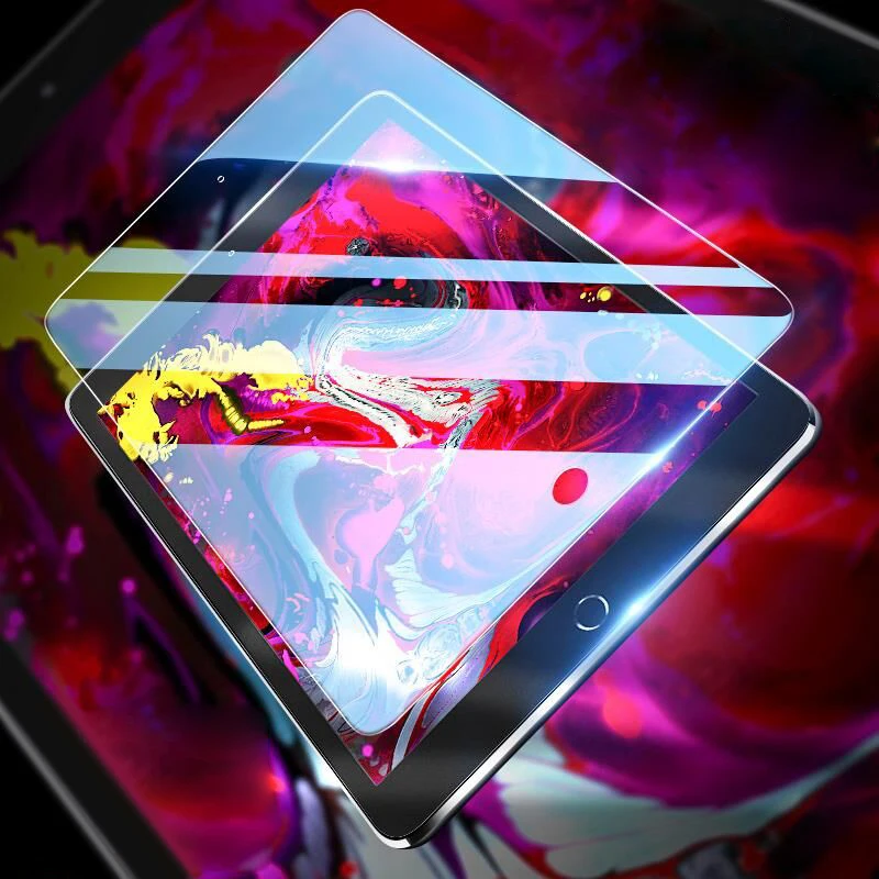 Protector de pantalla de vidrio templado para iPad 2018 Pro 9,7 11 10,5 de 10,2/2019/aire 1 1/2 iPad 2 3/4/iPad Mini 4 3 2 5 2019 3 9H de la película