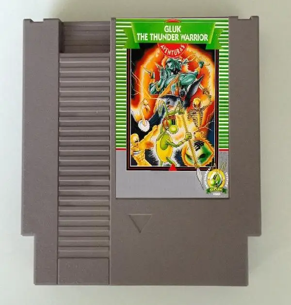 Cartucho de juego Gluk The Thunder Warrior para consola NES - imagen 3