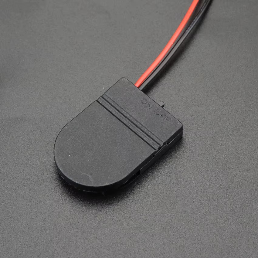 Soporte de pila de botón de batería CR2032, caja de enchufe, soporte de batería con interruptor, caja de batería de botón de 3V, 5 piezas - imagen 5