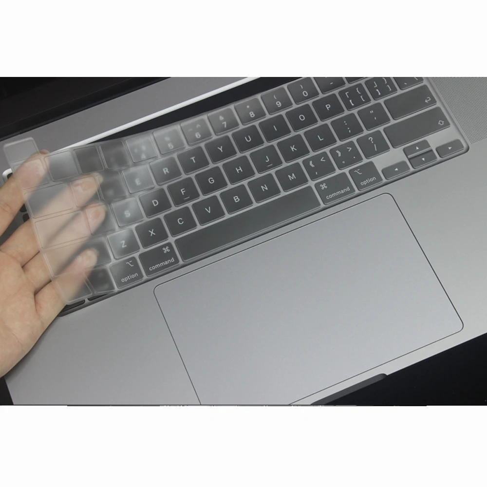 Cubierta transparente para teclado de portátil, nueva para MacBook Pro 16, película protectora de Gel de silicona, cubierta protectora para teclado A2141 de repuesto - imagen 4