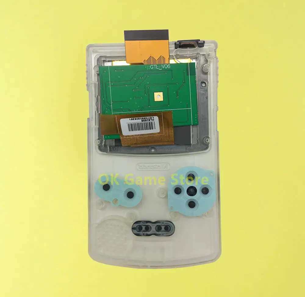 1 Juego de Kits de modificación de pantalla de alta luminosidad para pantalla LCD de retroiluminación GBC para consola GBC, accesorios de juego destacados - imagen 5