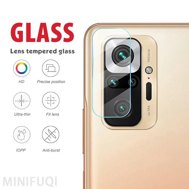 Protección de cámara para Redmi Note10 Pro 10S S Glass Redmi Note 10 9 8 9S T 9T 8T 9A 9C 8A Pro Max A C 5G película protectora de lente - imagen 2