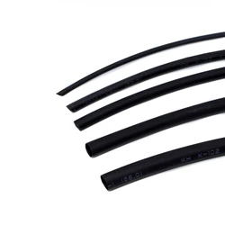 Tubo Termorretráctil Negro 1m – Set Diámetros 1-6mm
