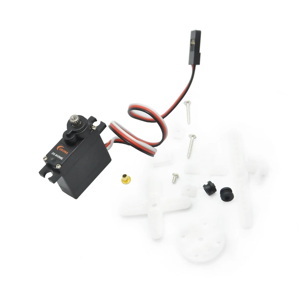 Corona DS843MG 11,5g Digital Mini Servo de alto par 4,8 kg/0,10 segundos para modelo de avión RC - imagen 5
