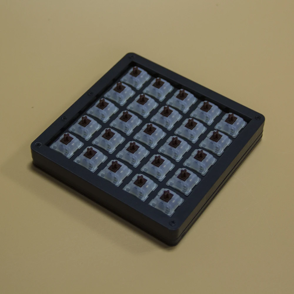 Hotswap-Teclado mecánico QMK con 25 teclas, teclado RGB para mini juego, Macropad, negro, blanco, Gatreron Cherry - imagen 4