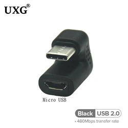 Adaptador USB-C 180° Macho a Hembra – Extensión 10 Gbps Alta Velocidad