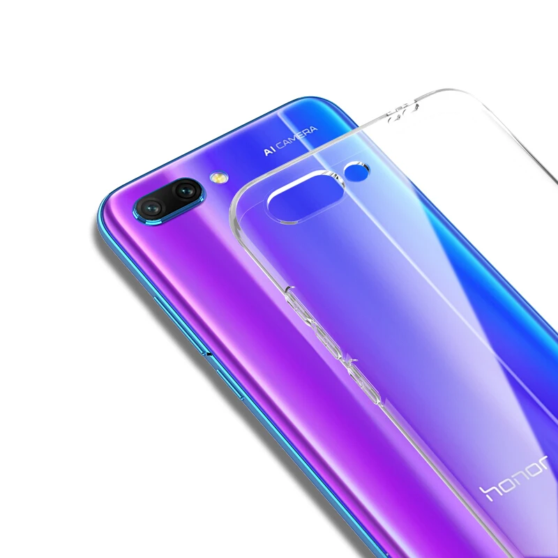 Funda transparente para Huawei Honor 10 V10 Lite Funda suave TPU ultrafina de silicona transparente Funda trasera para teléfono móvil Funda Carcasa - imagen 5