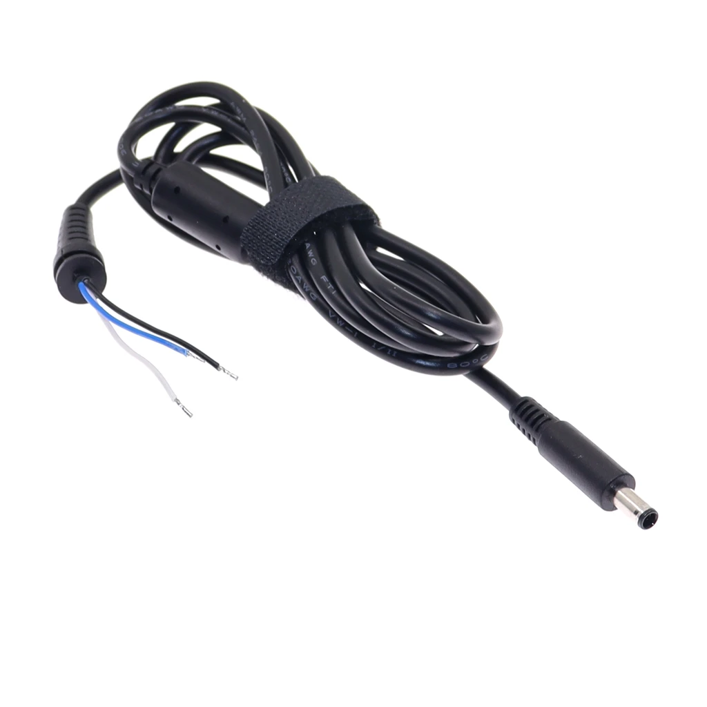 Conector de clavija de punta macho de alimentación CC de 4,5x3,0mm con cable/cable para cargador adaptador de corriente de 4,5*3,0mm para ordenador portátil Dell