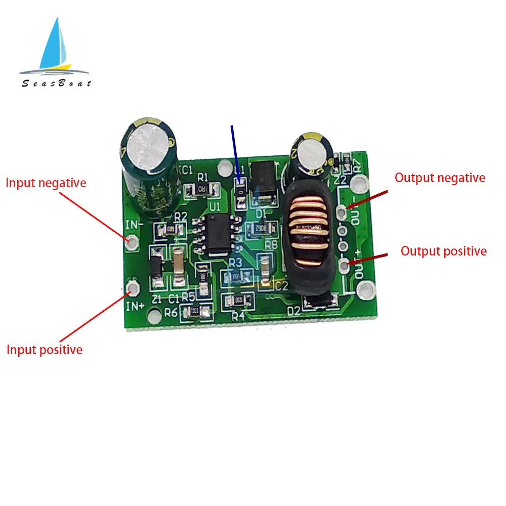 Fuente de alimentación de módulo reductor, convertidor Buck no aislado, 9V, 12V, 24V, 36V, 48V, 72V, 84V, 90V a 5V, 2a, 12V, 2a - imagen 5