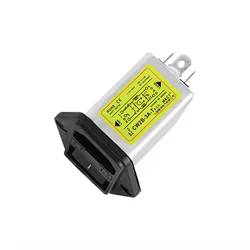 Filtro de fuente de alimentación EMI AC 220V, purificación antiinterferencias, doble fusible, CW2B-1A/3A/6A/10A-T2(D3)