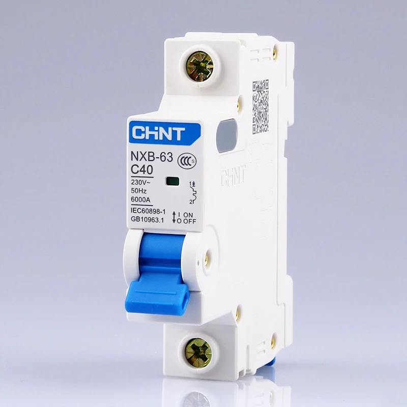 CHNT CHINT NXB-63 1P AC 230/400V disyuntor en miniatura C 6 10 16 20 25 32 40 63A Protector de sobrecarga DZ47 C estilo interruptor de aire - imagen 3