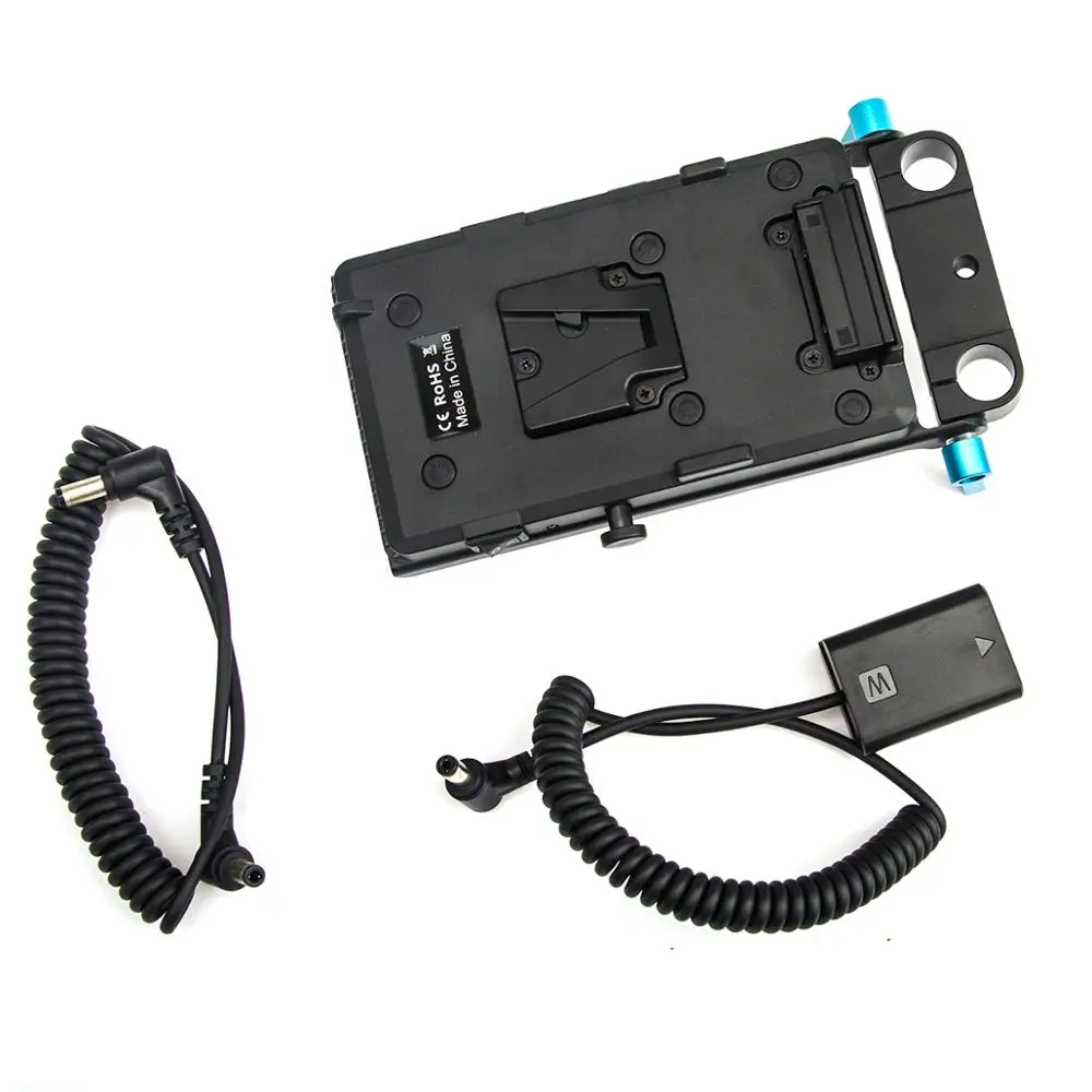 Adaptador de placa de batería de placa de montaje FOTGA V con cable NP-FW50 para cámara DSLR Sony D-Tap - imagen 4