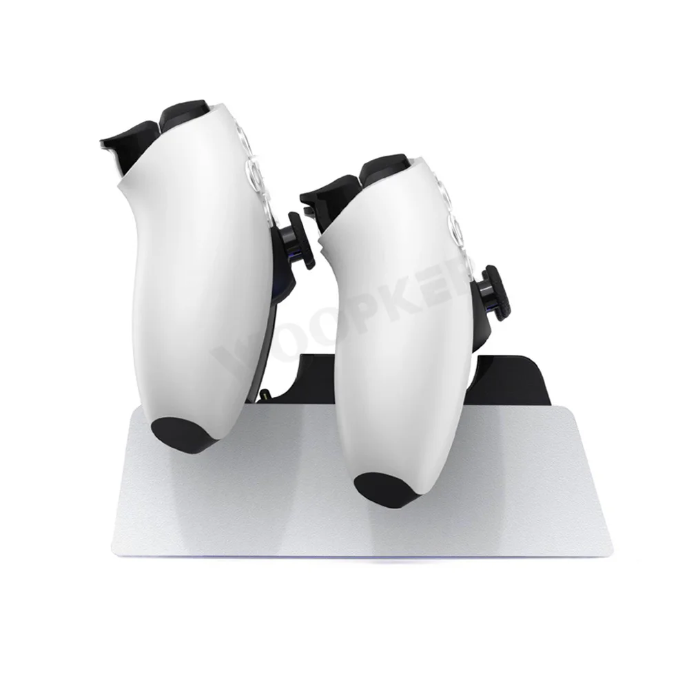 Base de carga rápida Dual para Sony PS5, estación de acoplamiento USB tipo C, carga segura para controlador de PlayStation 5, accesorios de juego - imagen 2