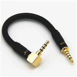 Cable Audio 3.5mm TRRS Macho OFC AUX para Grabación y Micrófono