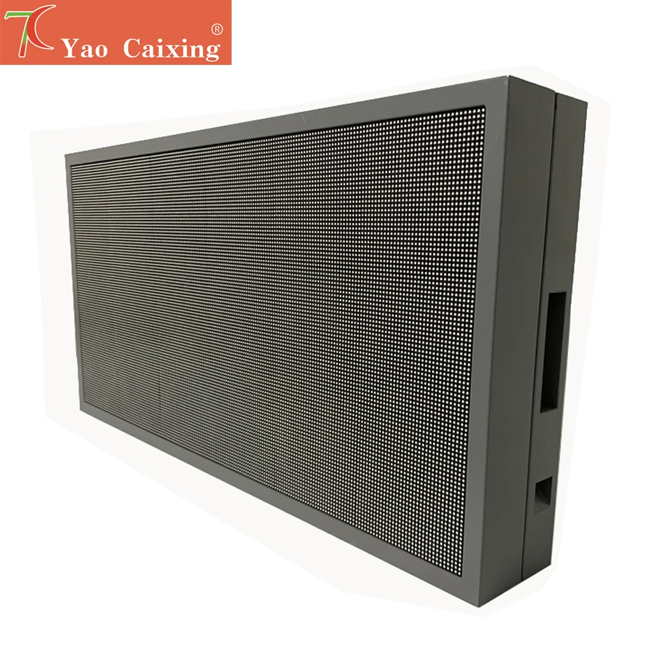 SMD P6 tablero de vídeo abierto frontal al aire libre gabinete de hierro impermeable pantalla de visualización de coche de matriz led - imagen 5