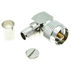Conector PL259 Ángulo Recto para Cables Coaxiales RG8 RG213 RG214