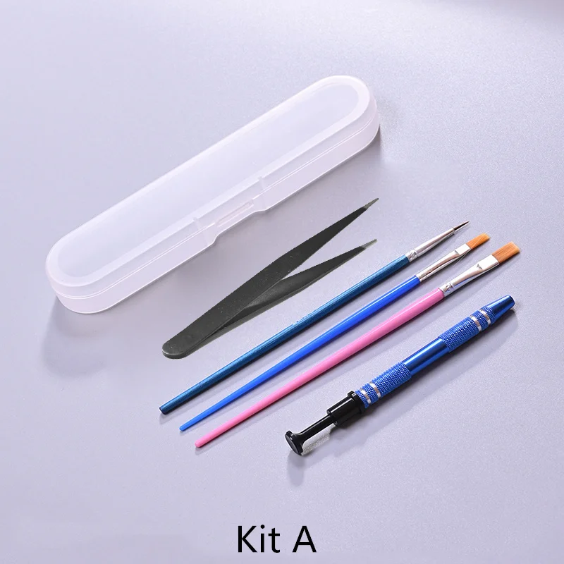 Pinzas para teclado mecánico, herramienta lubricante, cepillo, interruptor, extractor, soporte recolector de vástago, garra IC para Cherry Kailh Gateron TTC Candy Switch - imagen 2