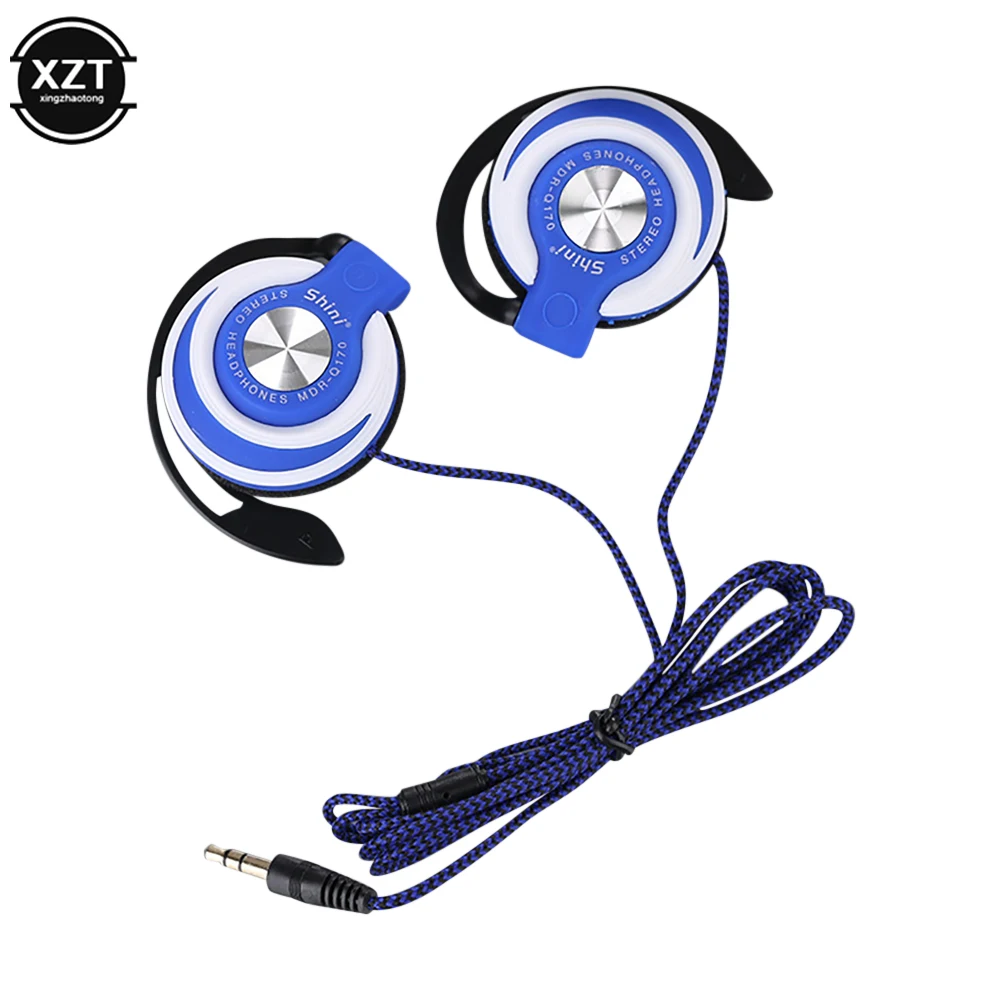 Auriculares con cable de 3,5mm, cascos HIFI con graves pesados, gancho ajustable para la oreja, auriculares de música para teléfono - imagen 4