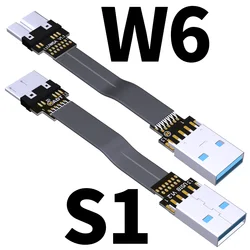 Cable Extensión USB 3.0 Micro B Macho-Hembra – Plano 90°