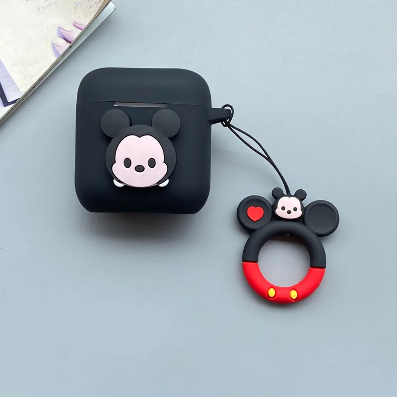 Funda para auriculares de dibujos animados de Disney Marvel para Xiaomi Redmi Buds 3, funda protectora de silicona para auriculares Bluetooth con cordón - imagen 5