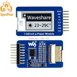Pantalla de Tinta Electrónica para Raspberry Pi y Arduino