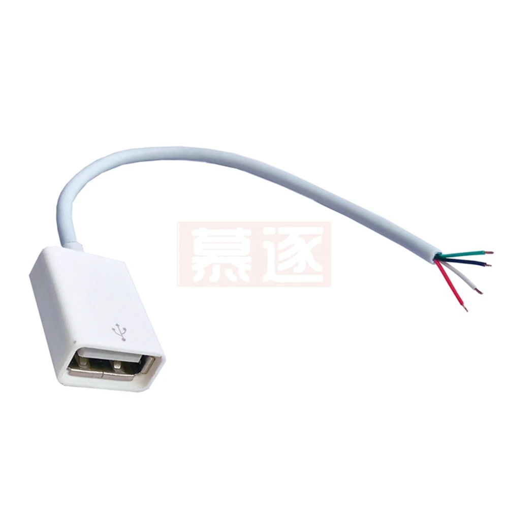 Cable de datos USB 2,0, cable de extensión USB de doble cabeza, línea OTG de bricolaje, 30 CM, 1 unidad - imagen 4