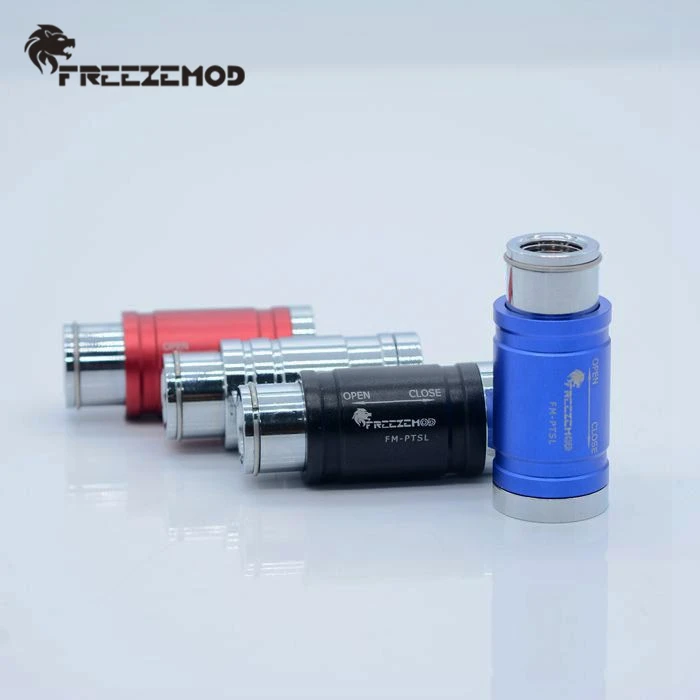 FREEZEMOD Válvula Parada Empuje Plana Doble Diente Interno Tubo Duro Cobre Completo Instalar Flujo Agua Ajustable Doble Hembra FM-PTSL - imagen 2