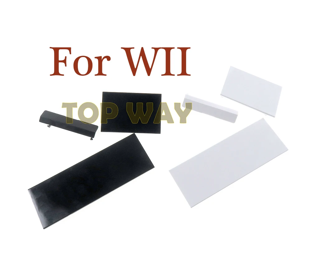 Memeory-cubierta blanca para ranura de tarjeta de Nintendo Wii, accesorio de repuesto, 3 piezas, venta al por mayor, 50 juegos - imagen 2