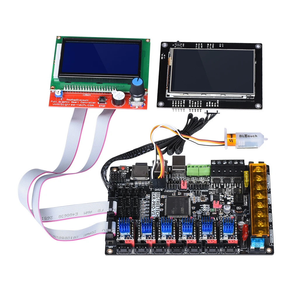 BIGTREETECH Placa de Control SKR PRO V1.2 de 32 bits  piezas de impresora 3D  SKR V1.3 rampas 1.4 A4988  TMC2208 Uart  TMC2130 TMC2209  Skr mini e3 - imagen 5