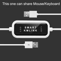 Cable USB 2.0 PC a PC para teclado y ratón - transferencia de datos