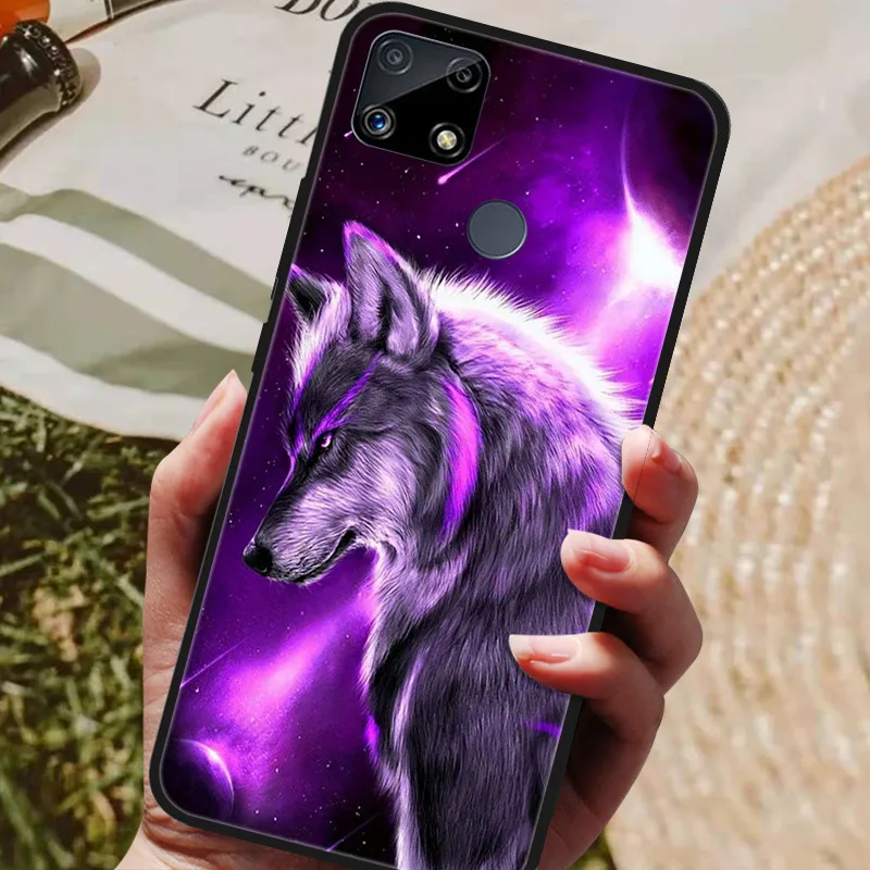 Para Realme C25s funda trasera de silicona funda de teléfono para Realme C25s RMX3195 C 25S C25 S fundas Realme C25s coque de parachoques suave - imagen 4