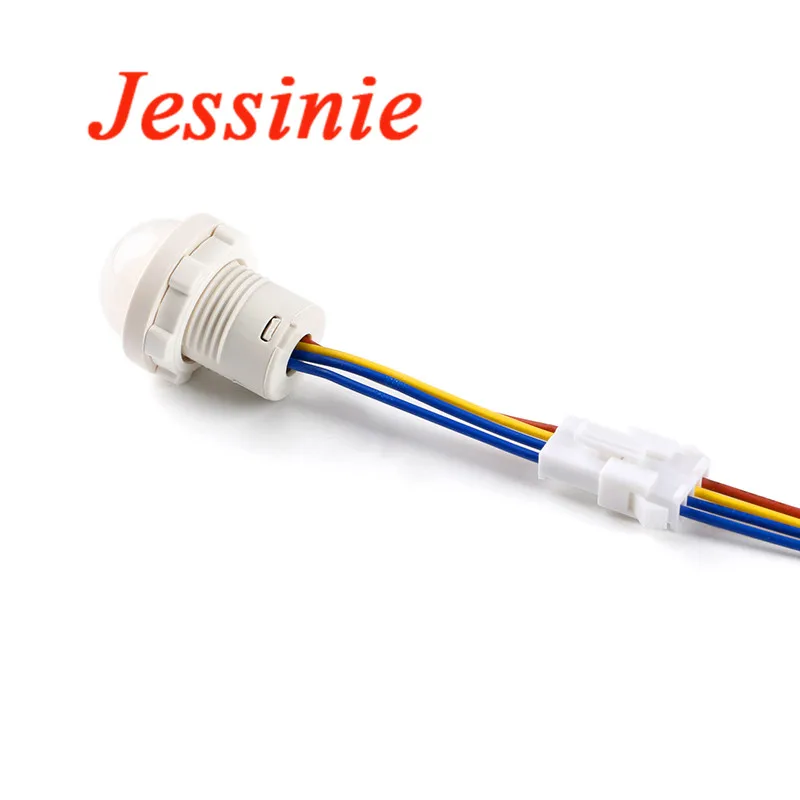 10 uds/1pc Mini armario PIR Sensor Detector interruptor inteligente 110V 220V LED PIR Sensor de movimiento por infrarrojos detección automática Sensor de luz - imagen 3